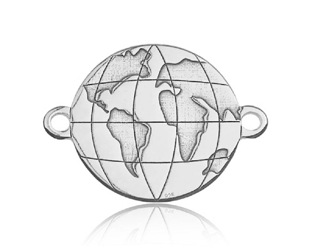 Sadingo Schmuckverbinder Globe | 12,1x16,1 mm Osterangebot