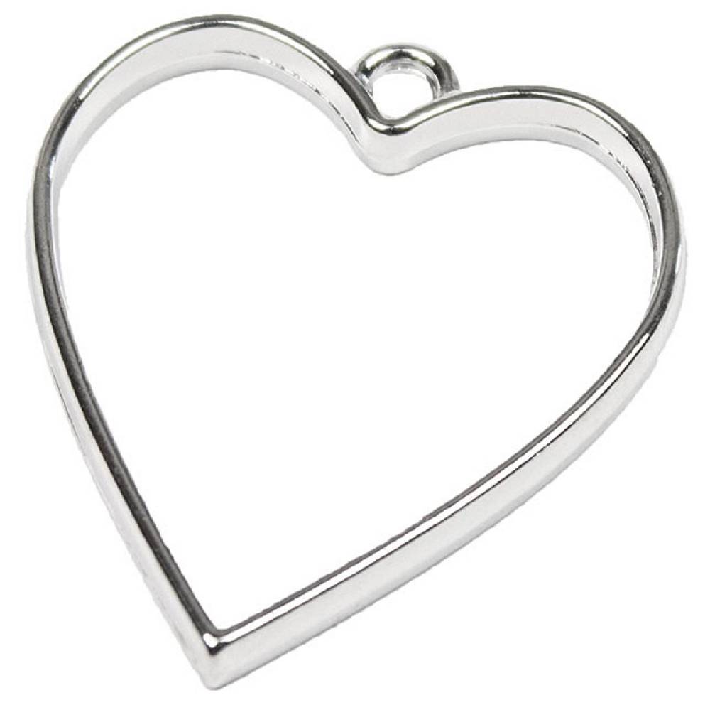 Sadingo Schmuckanhänger Herz - 10 Stück - 34 x 30 mm Vatertagsangebot