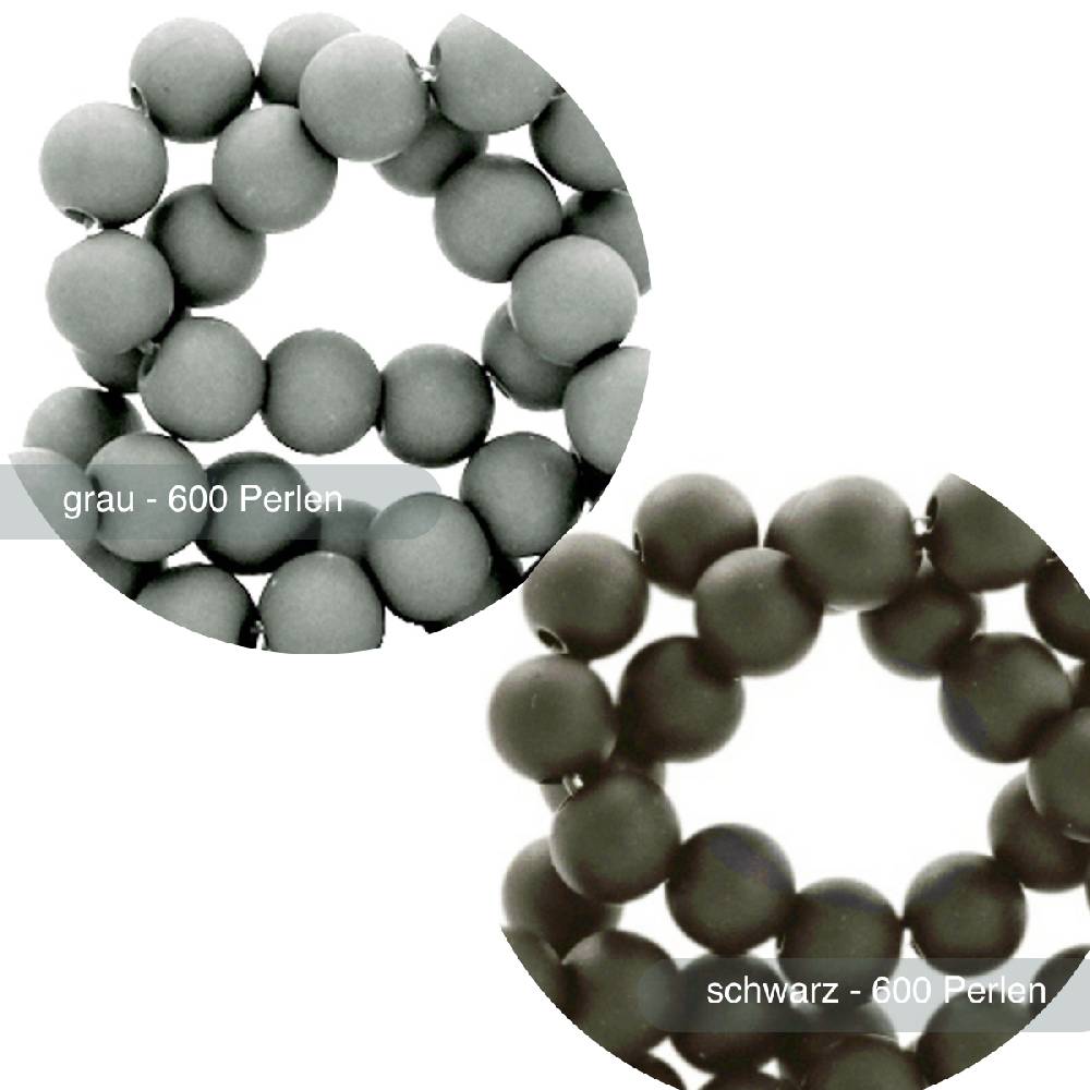 Sadingo Acrylperlen matt | 600 Stück, 6mm Große Rabatte