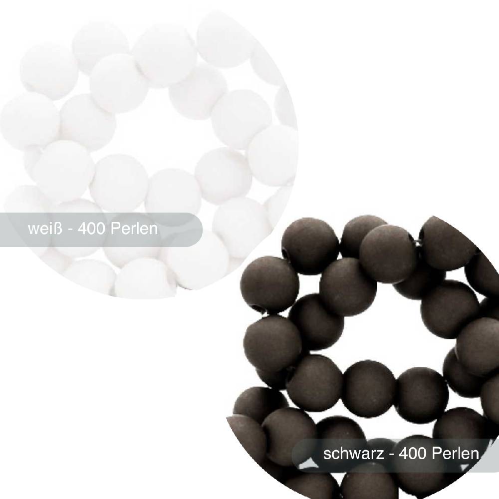 Sadingo Acrylperlen matt | 400 Stück, 8mm Neuheiten