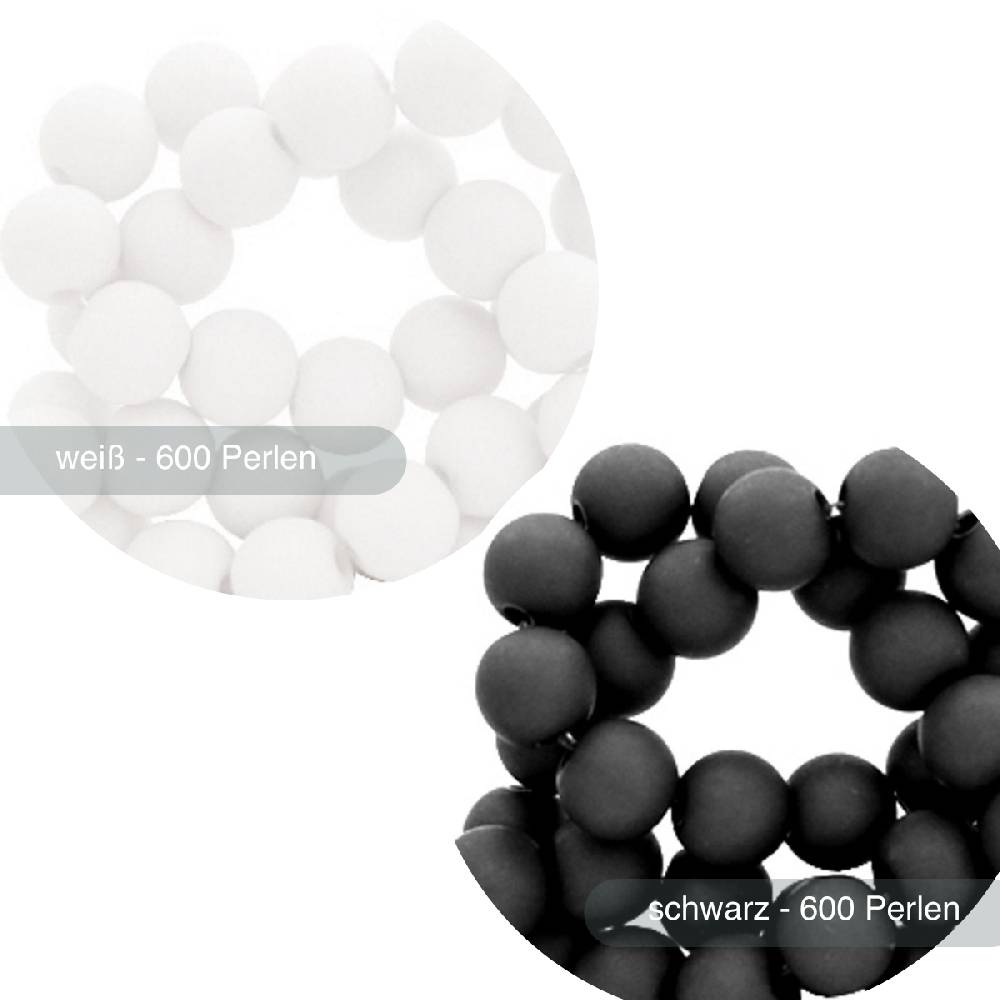 Sadingo Acrylperlen matt | 600 Stück, 6mm Bestseller