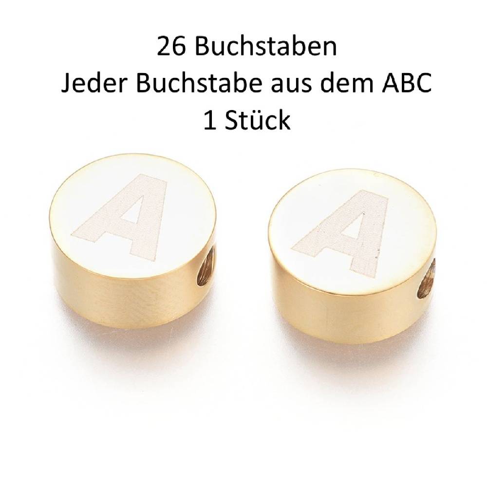 Sadingo Buchstabenperlen | 26 Stück, 10mm Sonderangebote