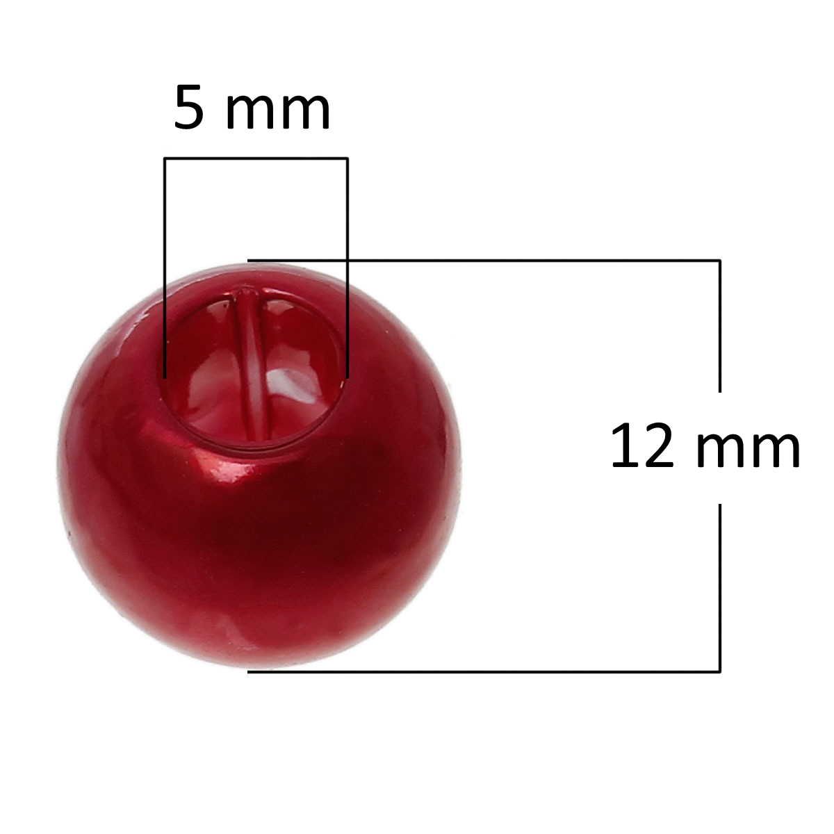 Sadingo Acrylperlen Bunt | 100 Stück, 12mm Letzte 3 Tage