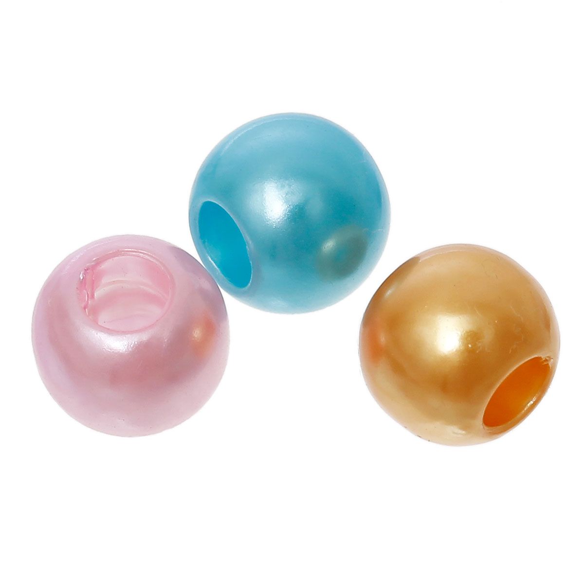Sadingo Acrylperlen Bunt | 100 Stück, 12mm Letzte 3 Tage