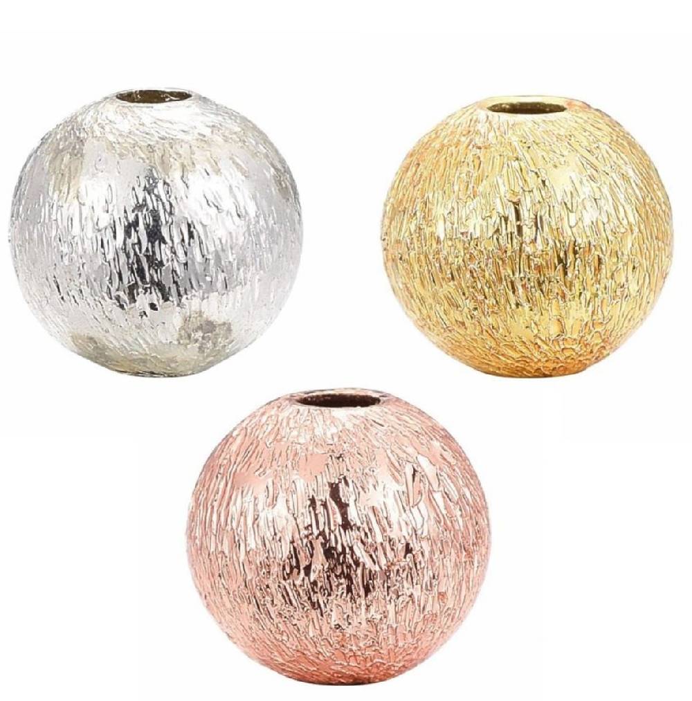 Sadingo Metallperlen Set | 6mm, 1 Box, 30 Perlen Vierteljährliche Förderung