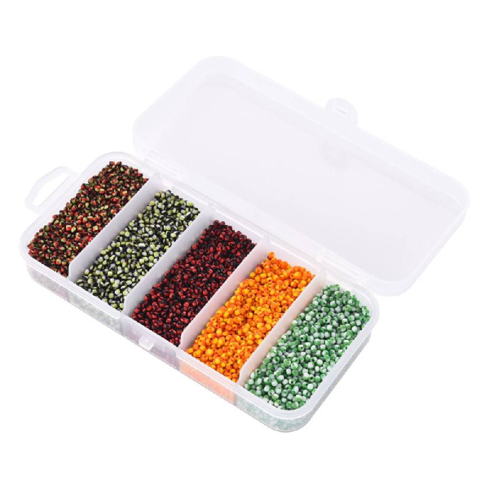 Sadingo Rocaillesperlen | 5 Farben je 16 Gramm, 1-1,5 mm Discount Store für neue Produkte