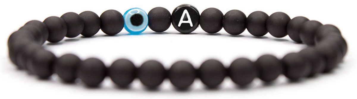 Sadingo Herren Buchstabenarmband Böser Blick, Nazar Auge Verkauf