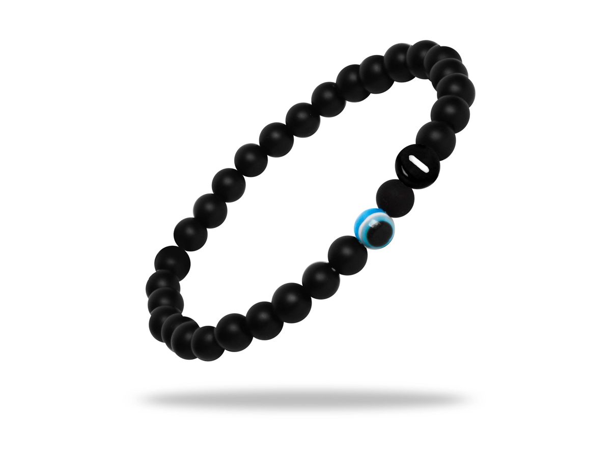 Sadingo Partnerarmband Set "MEADOW" aus schwarzen Achatperlen Günstiger Verkauf