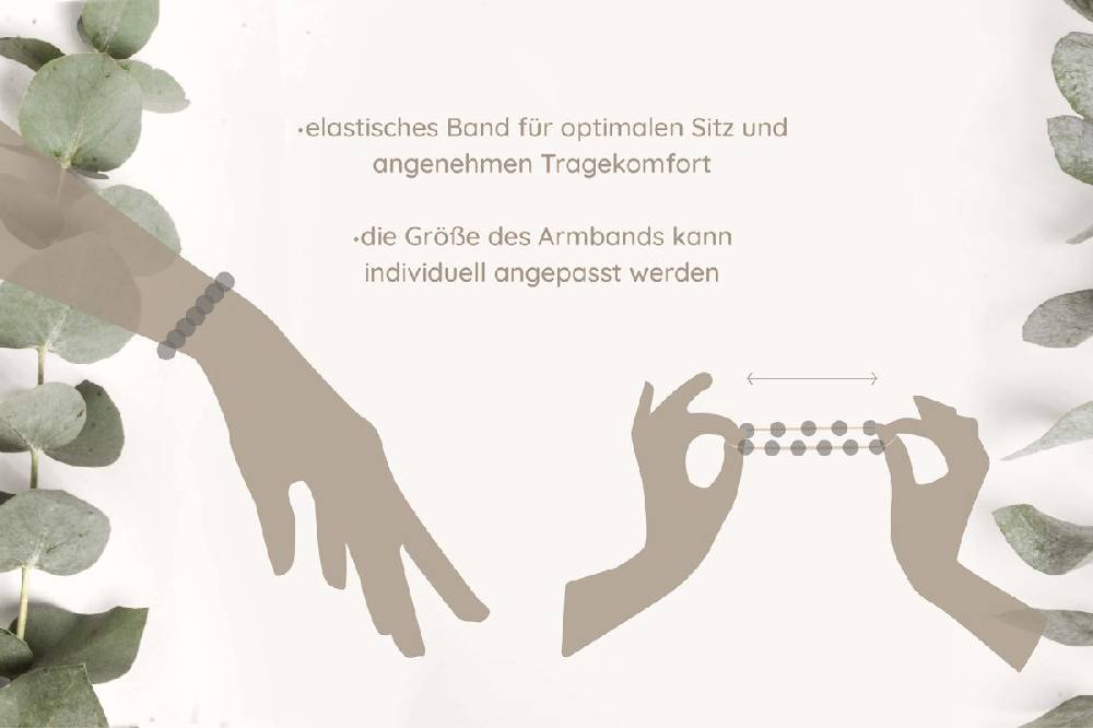 Sadingo Partnerarmband Set "ISLAND" aus schwarzen Natursteinperlen Fabrikverkauf