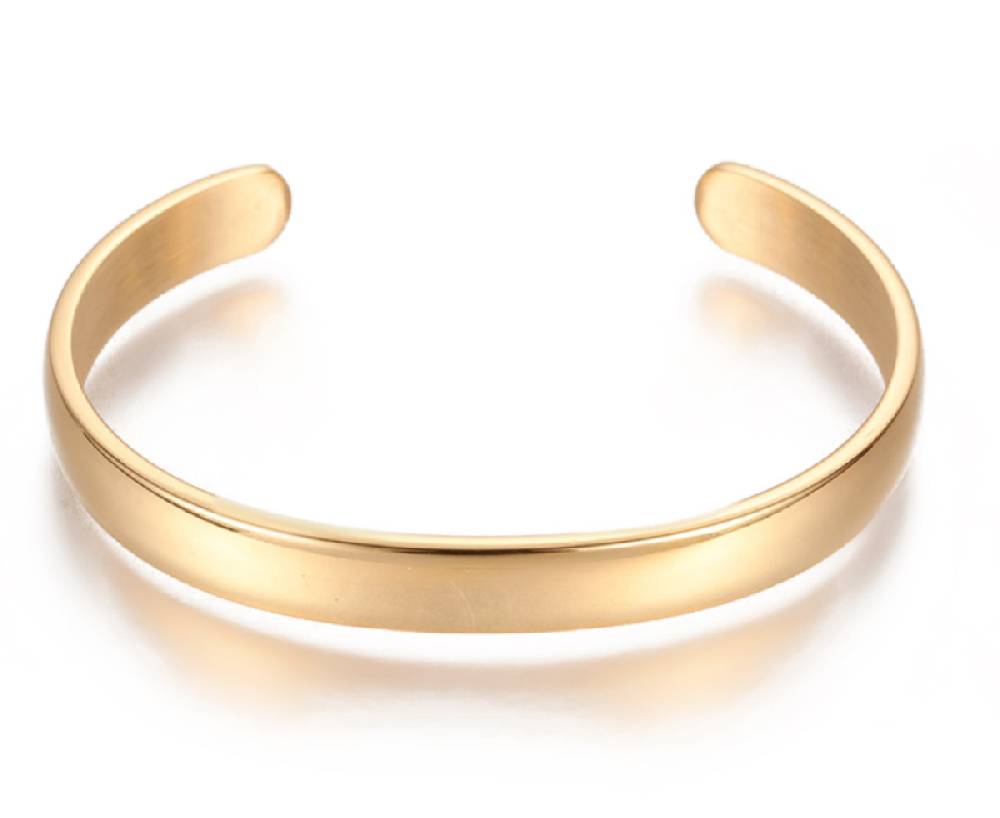 Sadingo Armreif Edelstahl, gold oder silber wählbar Günstig kaufen