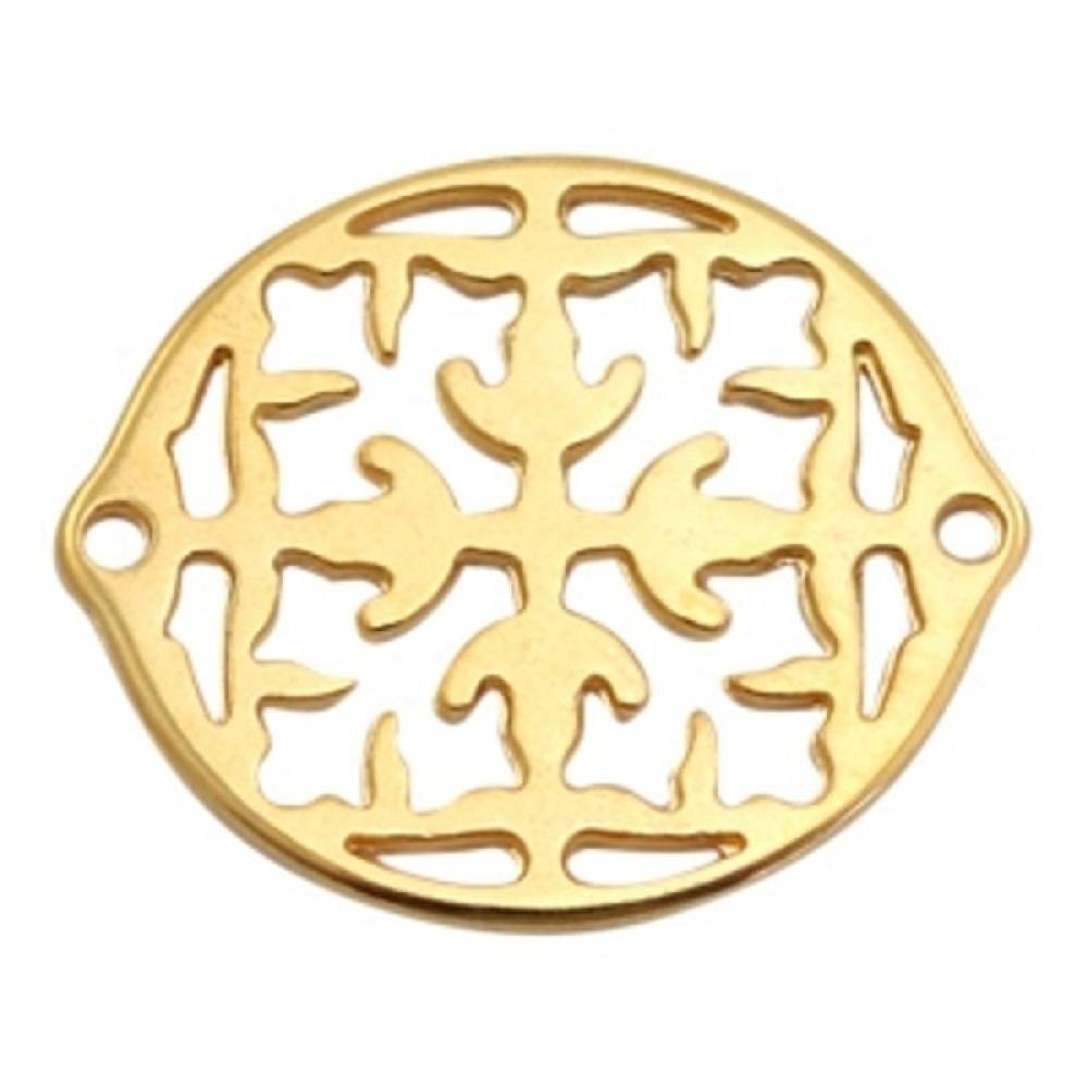 Sadingo Schmuckverbinder Ornament | 31x26 mm Saisonschlussverkauf