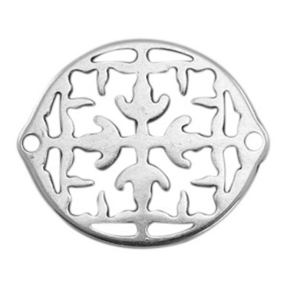 Sadingo Schmuckverbinder Ornament | 31x26 mm Saisonschlussverkauf