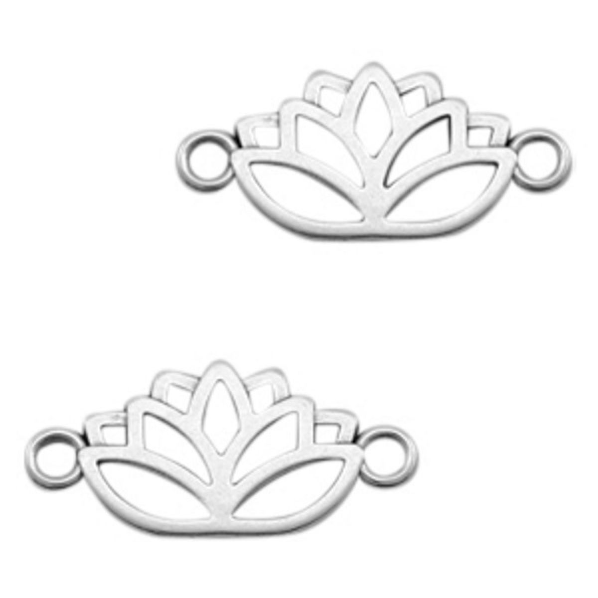Sadingo Schmuckverbinder Lotusblume | 27x13 mm Black Friday