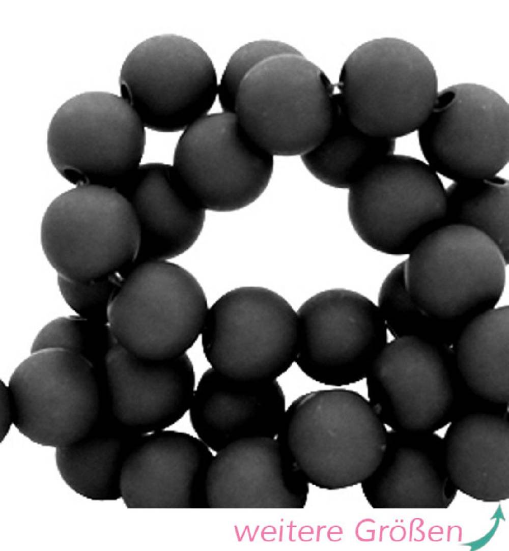 Sadingo Acrylperlen matt Schwarz 4,6,8,10 mm Online Outlet