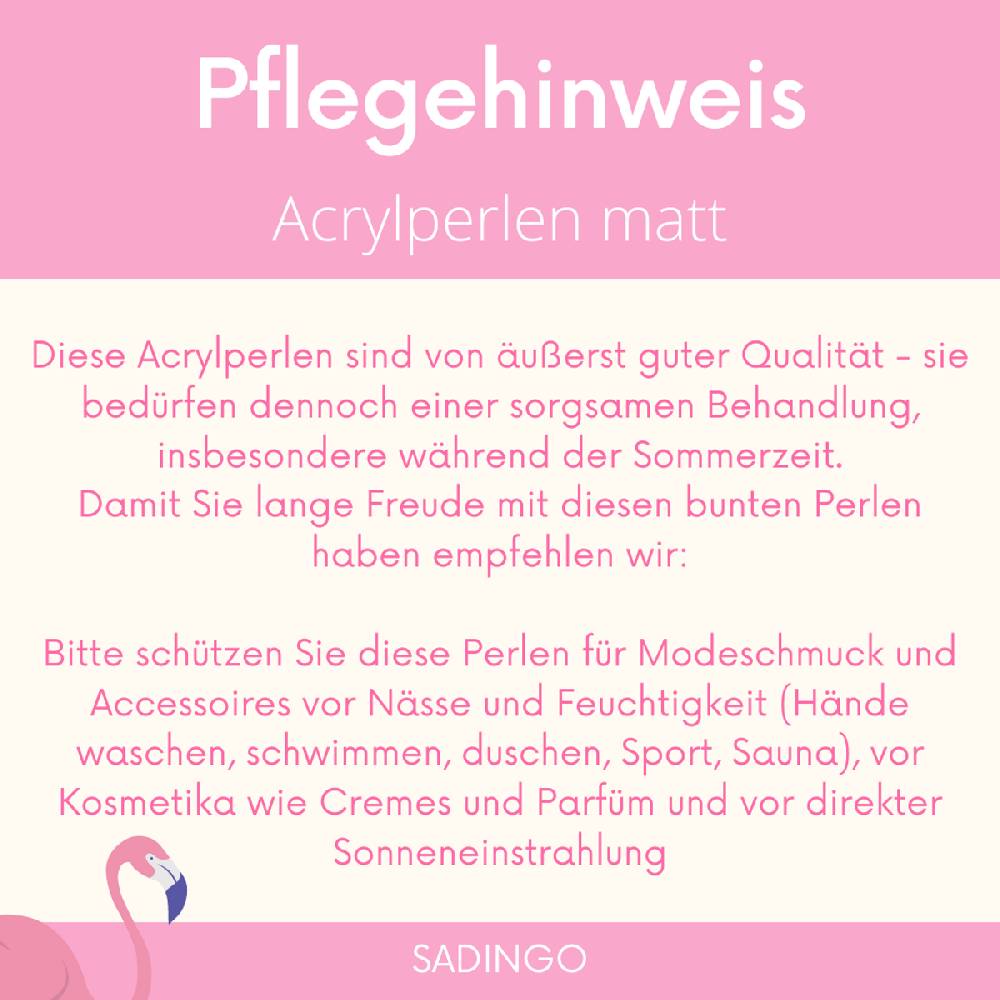 Sadingo Acrylperlen matt | 200 Stück, 10mm Tiefpreis