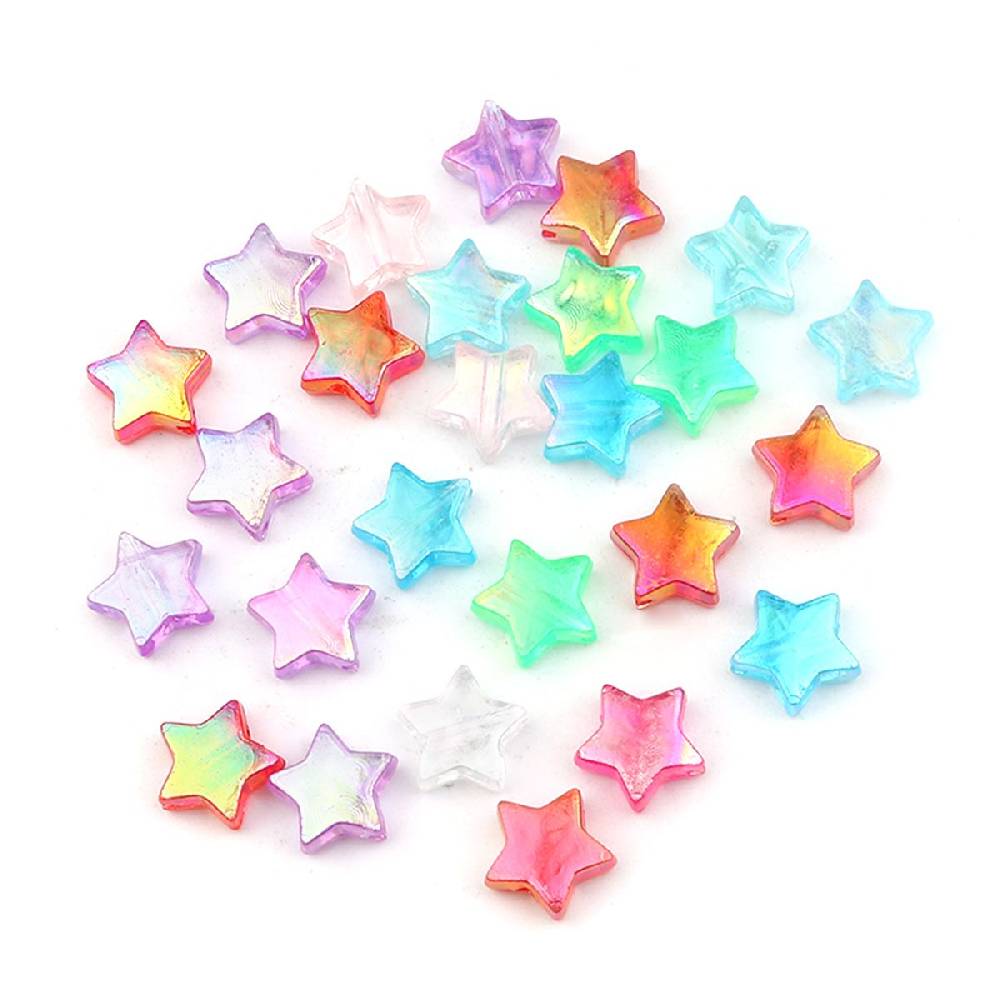Sadingo Acrylperlen Sterne | 300 Stück, 11mm Wochenangebot