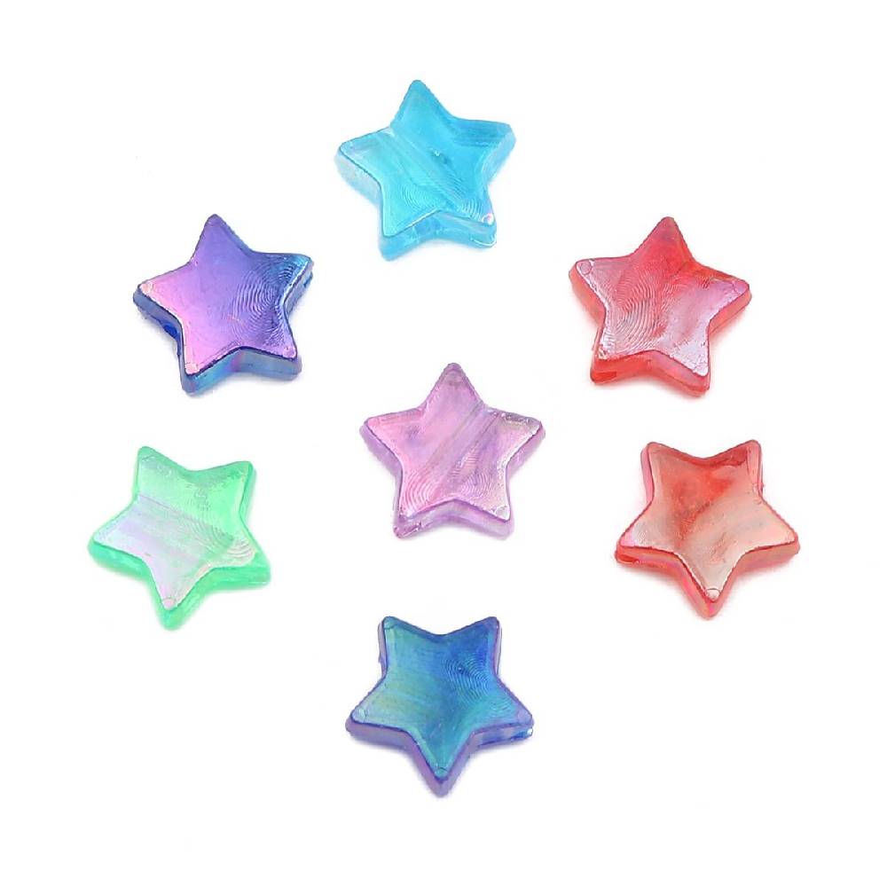 Sadingo Acrylperlen Sterne | 300 Stück, 11mm Wochenangebot
