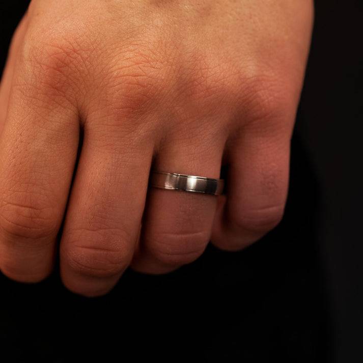 Save Brave Partnerring Adam für Männer - Edelstahl Versandkostenfrei