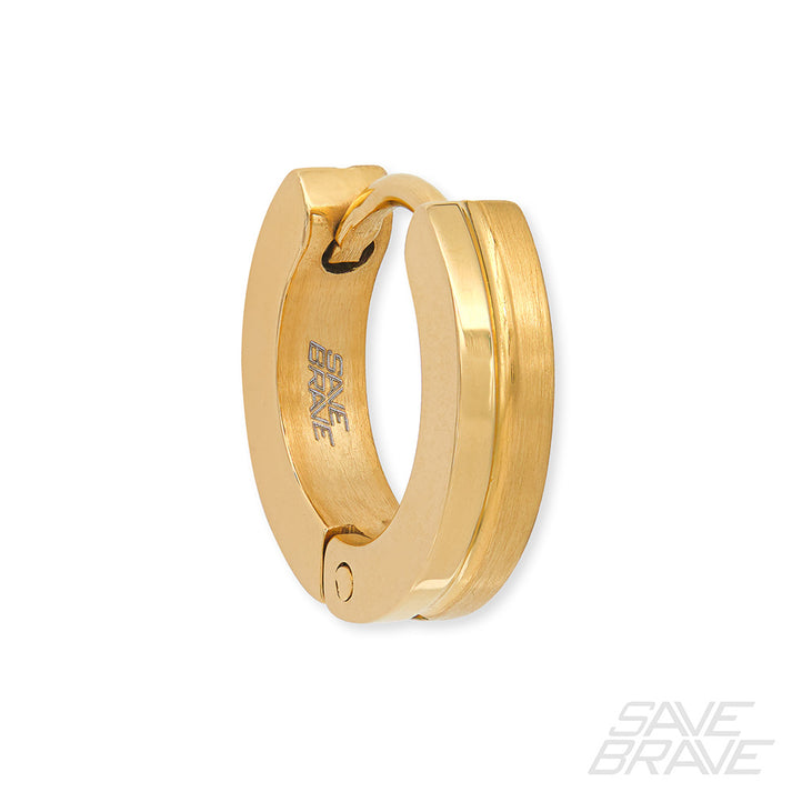 Save Brave Ohrringe India aus Edelstahl - schwarz & gold Super Rabatt