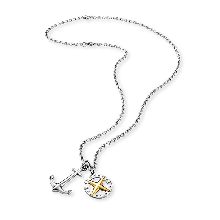 Save Brave Ankerkette mit Anhängern Anchorpolar - Farbe Silber und Gold Clearance-Verkauf