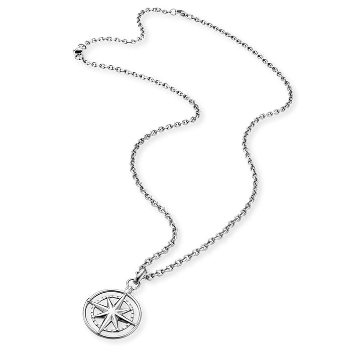 Save Brave Ankerkette mit Anhänger Polaris - Polarstern Silber Black Friday Preise