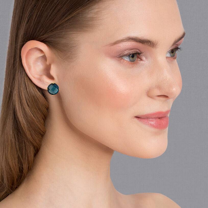 SchwesterSchwester Funkelnde dunkelblaue Ohrstecker von Janne v. d. Heide Blitzangebot