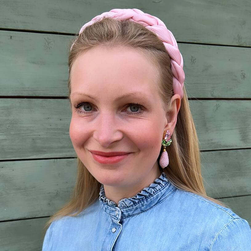 SchwesterSchwester Funkelnde Ohrstecker in Rosa und Grün mit glitzernden Tropfen Top Angebot