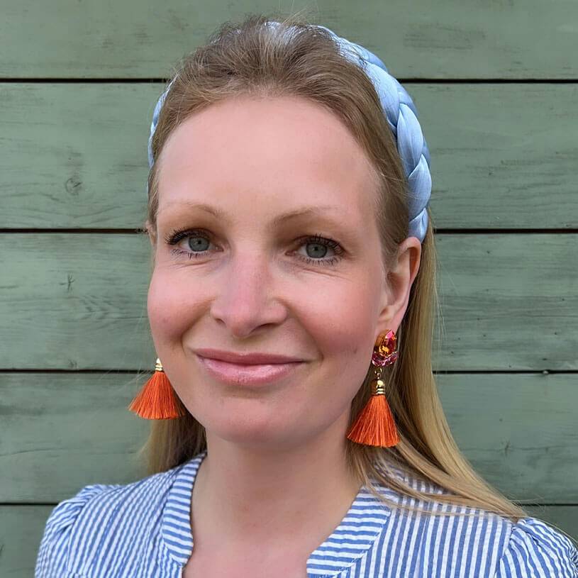 SchwesterSchwester Glitzernde Ohrstecker mit Glas-Kristallen in Pink und Orange mit edler Quaste Kauf eins, bekomm eins gratis