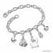 Silberdream SilberDream 925 Sterling Silber Charm Bettelarmband 20cm FC0103 Nur für heute
