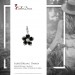 Silberdream SilberDream 925 Charm Blume schwarz Armband Ketten Anhänger FC4115 Angebote