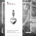 Silberdream SilberDream 925 Silber Charm Herz matt Armband Anhänger FC3108 Fabrikverkauf
