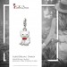 Silberdream SilberDream Charm Kätzchen weiß 925er Silber Armband Anhänger FC693 Rabatt