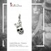 Silberdream SilberDream Charm Totenkopf mit Krone 3D 925er Armband Anhänger FC694 Black Friday
