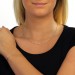 Silberdream SilberDream Collier Kette gedreht Rose vergoldet 925 Silber 45cm SDK22145E Valentinstagsangebot