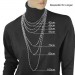 Silberdream SilberDream Collier Kette gedreht Rose vergoldet 925 Silber 45cm SDK22145E Valentinstagsangebot