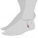 Silberdream SilberDream 25,5cm Fußkette Flipflop rosa 925er Silber SDF022A Große Rabatte