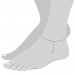 Silberdream SilberDream 25,5cm Fußkette Herz Zirkonia Silber SDF005 Begrenzte Freigabe