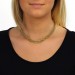 Silberdream SilberDream Collier Kette Geflecht vergoldet Damen ca. 45cm SDK22045Y Zeitbegrenzte Promotion