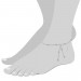 Silberdream SilberDream Fußkette Silber-Kugeln 25cm 925 Silber SDF013 Bis zu 60% Rabatt