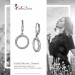 Silberdream SilberDream Ohrhänger Round Zirkonia weiß 925 Silber Ohrring SDO4428W Fabrikladen