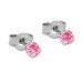 Silberdream SilberDream Ohrstecker 3er Zirkonia weiß, lila, rosa 925 Silber Ohrring SDS808 Begrenzt auf 3 Tage