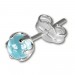 Silberdream SilberDream Ohrringe Kugel hellblau 925 Silber Ohrstecker SDO533H 50% Rabatt für begrenzte Zeit