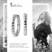 Silberdream SilberDream Creole Dots 2,1cm 925 Sterling Silber Damen Ohrringe SDO4433J Fabrikverkauf