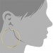 Silberdream GoldDream Creole Simply 55mm Ohrring 333 Gelbgold Echtschmuck GDO0006Y Kostenloser Versand