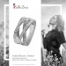 Silberdream SilberDream Ring Bandring gedreht Zirkonia weiß Gr.60 aus 925er Silber SDR411W60 Online Outlet