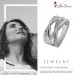 Silberdream SilberDream Ring Bandring gedreht Zirkonia weiß Gr.60 aus 925er Silber SDR411W60 Online Outlet