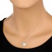 Silberdream SilberDream Glitzer Anhänger Herz Zirkonia Kristalle weiß 925 GSH203W Super Rabatt