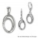 Silberdream SilberDream Ketten Anhänger Ovale Zirkonia weiß 925 Silber SDH436W Auslauf