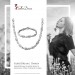 Silberdream SilberDream Schmuck Set Tropfen Zirkonia Collier & Armband Damen 925er SDS476W Kostenloser Versand