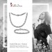 Silberdream SilberDream Schmuck Set Blütenblatt Collier & Armband Damen 925 Silber SDS428 Fabrikpreis